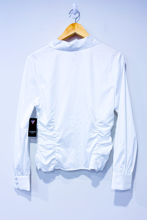 Chemise blanche Nicole poplin* seconde main - Guess- La Penderie du Paradis