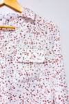 Blouse blanche à pois seconde main - Camber & Grace- La Penderie du Paradis