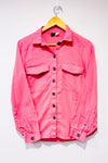 Chemise rose en coton seconde main - H&M- La Penderie du Paradis