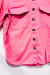 Chemise rose en coton seconde main - H&M- La Penderie du Paradis
