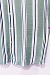 Chemise verte et blanche rayée seconde main - SHEIN- La Penderie du Paradis