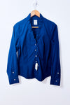 Chemise marine à col volanté Brooks Brothers