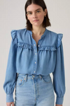 Chemise bleue à volants Levi’s