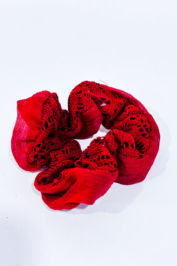 Chouchou bourgogne texturĂ©-Autres-La Penderie du Paradis đ