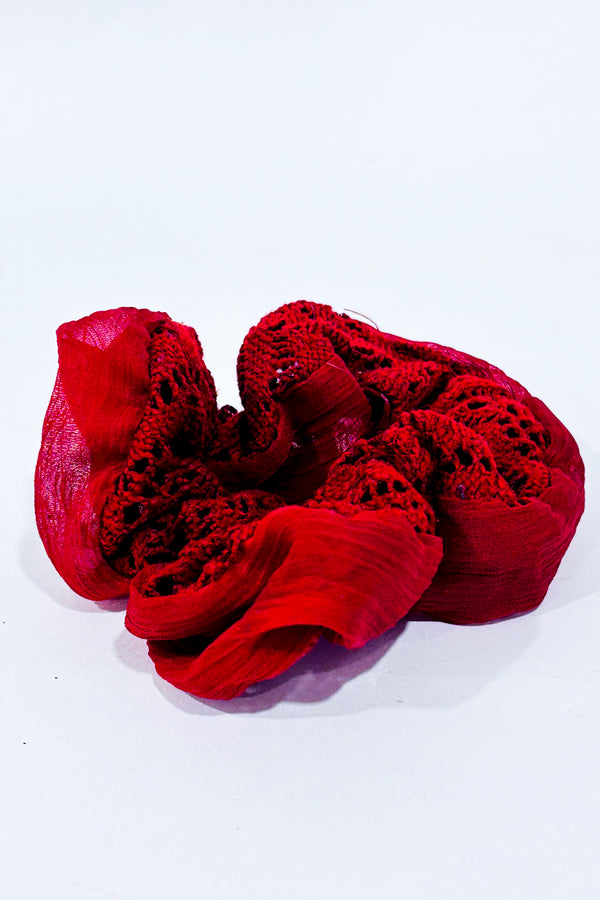 Chouchou bourgogne texturĂ©-Autres-La Penderie du Paradis đ