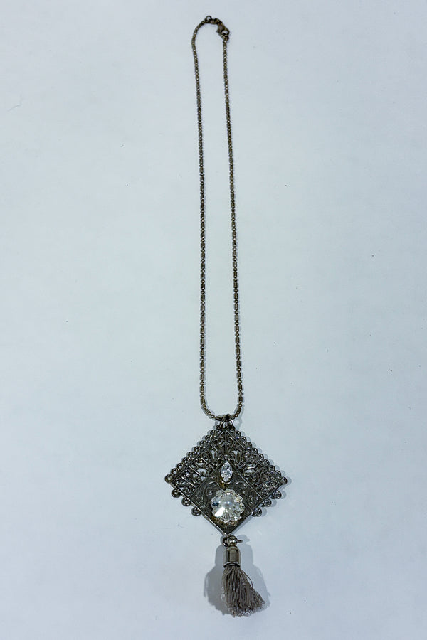 Collier argent pendentif pompom-Autres-La Penderie du Paradis 🕊