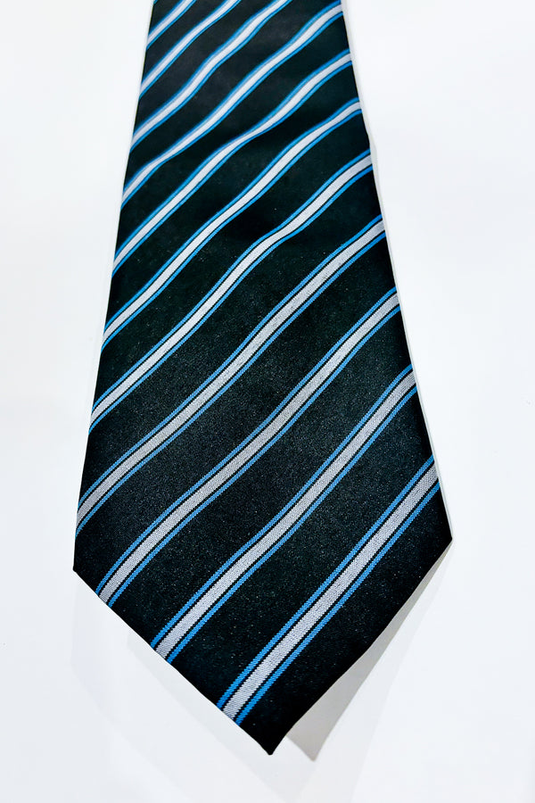 Cravate noire et bleue rayée - Autres - La Penderie du Paradis ?