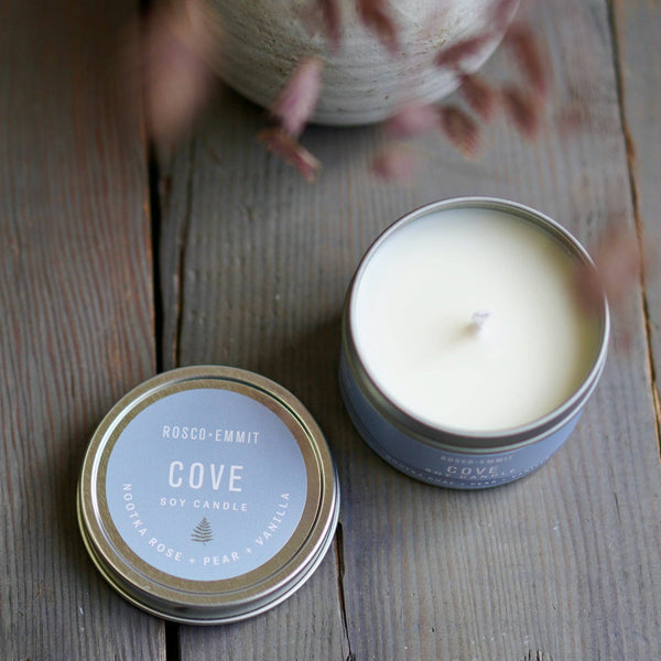 Bougie de soja Cove (4oz)*-Rosco x Emmit-La Penderie du Paradis 🕊