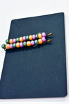 Duo de Bobby pins avec perles multicolores seconde main Autres