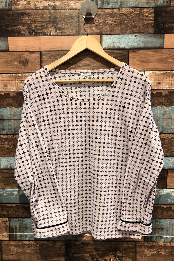 Ensemble de pyjama rose et bleu (l) seconde main Sonoma