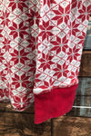 Ensemble de pyjama rouge motif flocons (l) seconde main La Vie En Rose