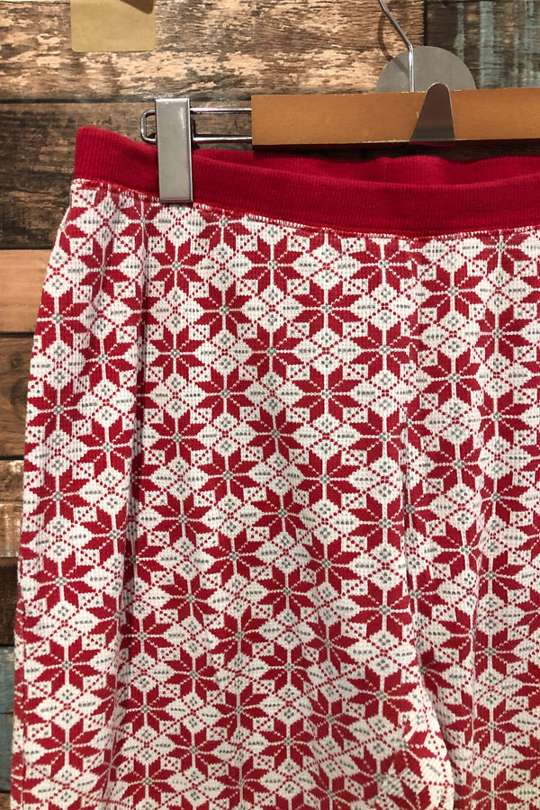 Ensemble de pyjama rouge motif flocons (l) seconde main La Vie En Rose