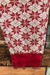 Ensemble de pyjama rouge motif flocons (l) seconde main La Vie En Rose