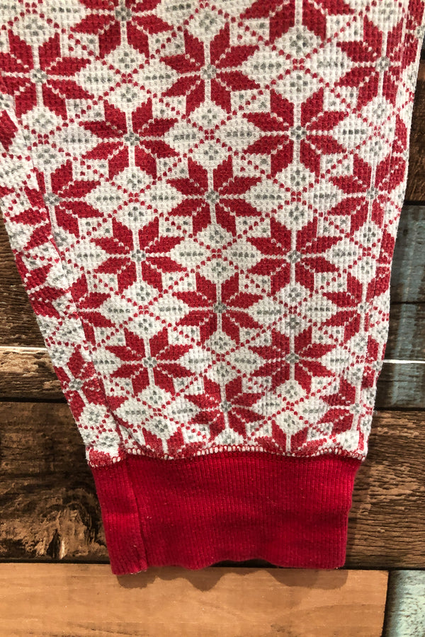 Ensemble de pyjama rouge motif flocons (l) seconde main La Vie En Rose
