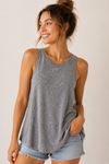 Camisole ample grise effet chiné seconde main - Old Navy- La Penderie du Paradis