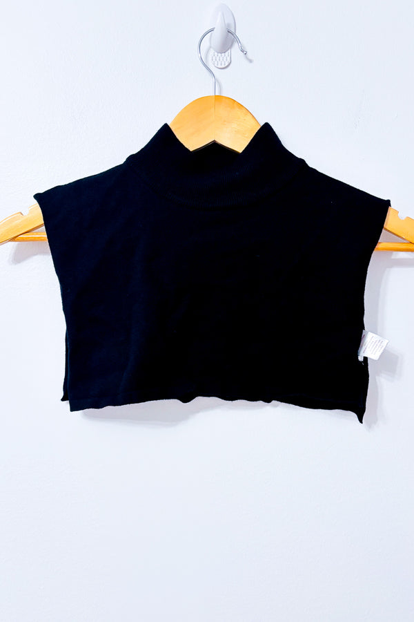 Faux col roulé noir en tricot seconde main - Emotions- La Penderie du Paradis