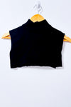 Faux col roulé noir en tricot seconde main - Emotions- La Penderie du Paradis