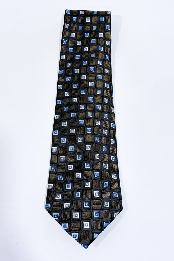 Cravate verte à motifs-Disctinction-La Penderie du Paradis 🕊