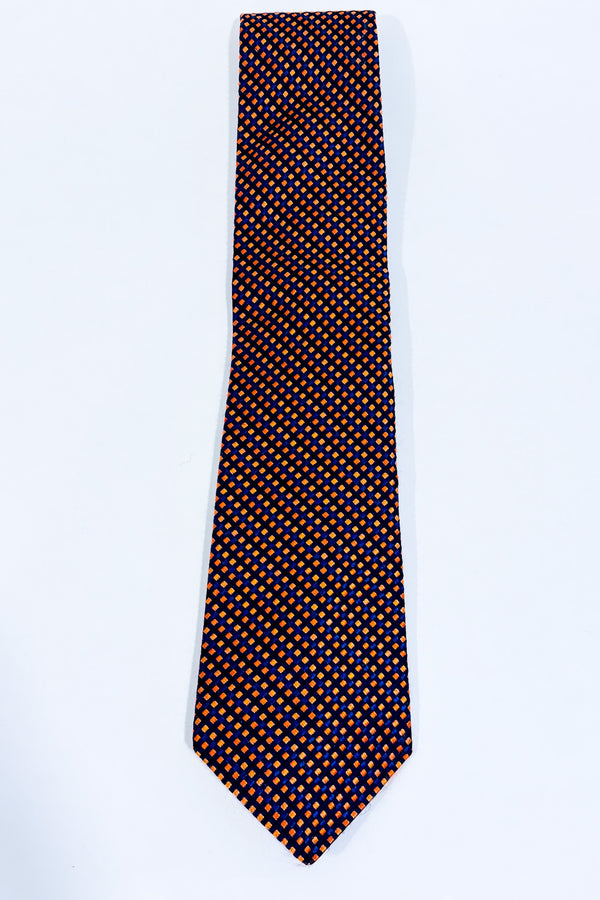 Cravate brune fleurie-Simons-La Penderie du Paradis 🕊