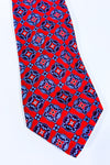 Cravate rouge et bleue fleurie-Altea-La Penderie du Paradis 🕊
