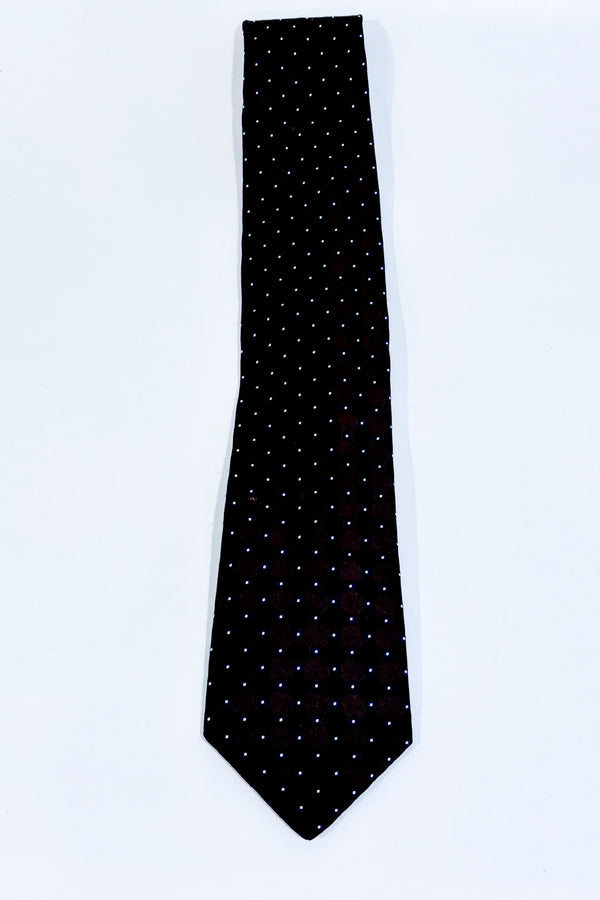 Cravate brune à pois-Tommy Hilfiger-La Penderie du Paradis 🕊