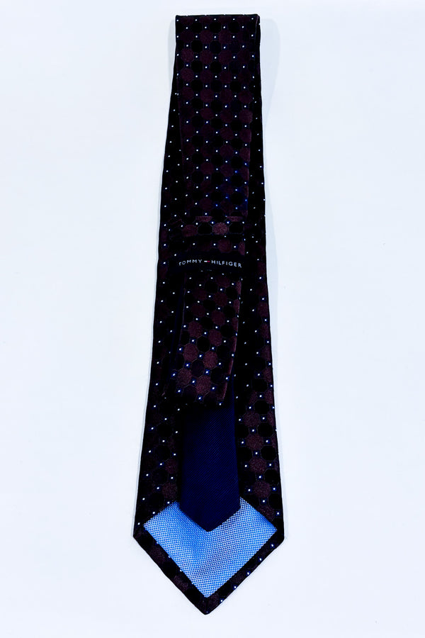 Cravate brune à pois-Tommy Hilfiger-La Penderie du Paradis 🕊