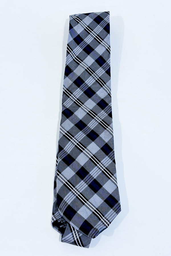 Cravate grise et mauve à carreaux-Nautica-La Penderie du Paradis 🕊