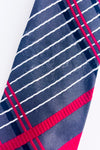Red and gray checked tie - Men