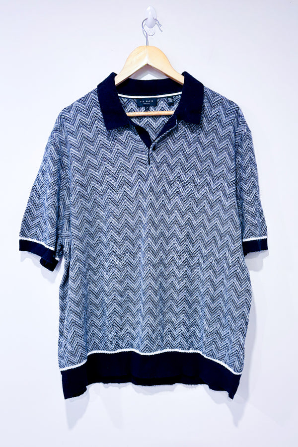 Polo marine en tricot (xxxl) - Homme-Ted Baker London-La Penderie du Paradis 🕊