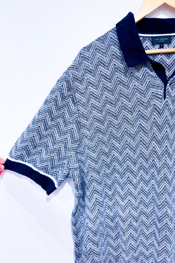 Polo marine en tricot (xxxl) - Homme-Ted Baker London-La Penderie du Paradis 🕊