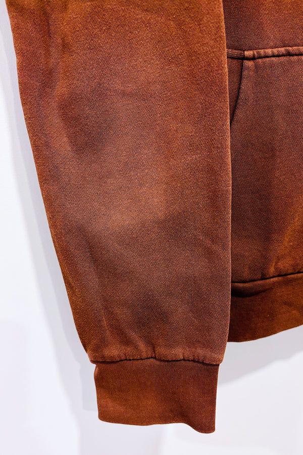 Chandail en coton ouate brun à capuchon (m) - Homme-Frank & Oak-La Penderie du Paradis 🕊