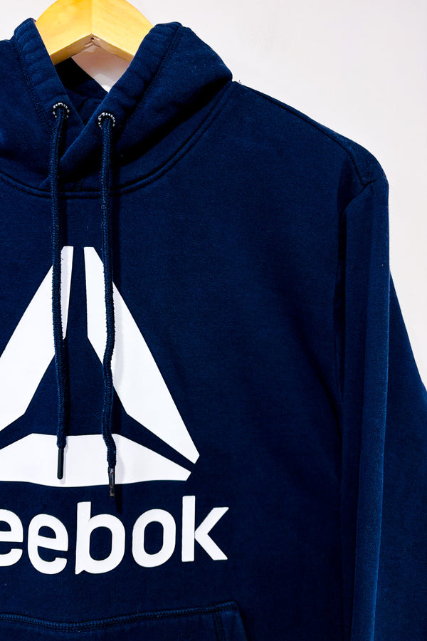 Chandail marine en coton ouaté - Homme seconde main - Reebok- La Penderie du Paradis