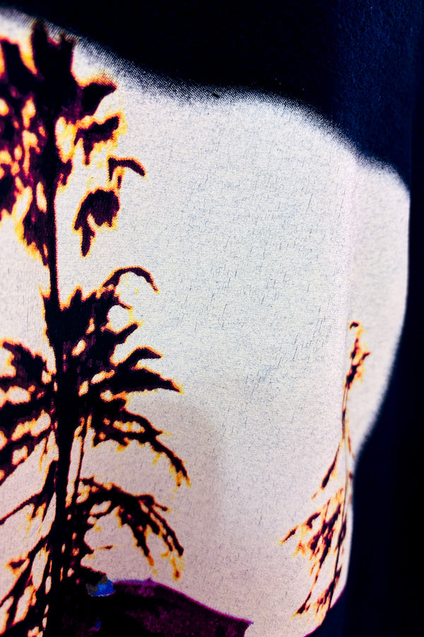T-shirt noir graphique 'Hotel California' seconde main - Rock Off- La Penderie du Paradis