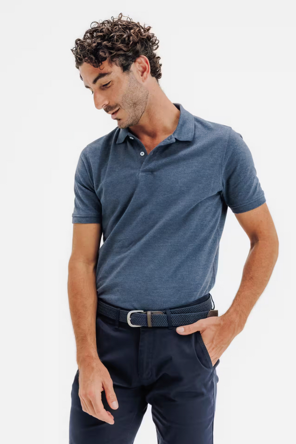 Polo bleu* seconde main - Decathlon- La Penderie du Paradis