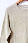 Chandail beige en tricot texturé à col rond seconde main - Jack & Jones- La Penderie du Paradis