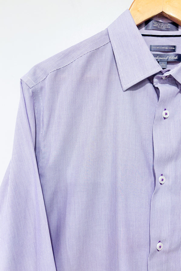 Chemise mauve rayée (m) - Homme-Boulevard Club-La Penderie du Paradis 🕊