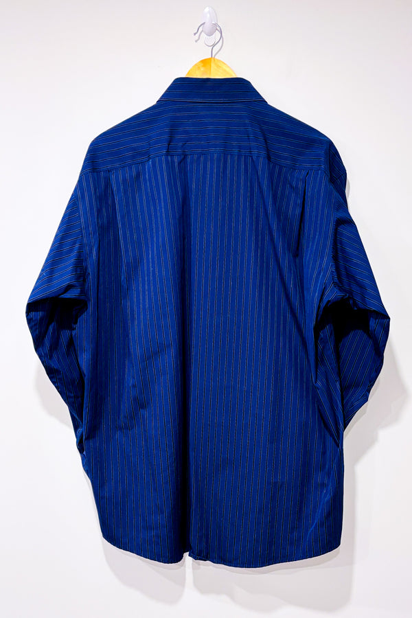 Chemise rayée marine et noire (xl) - Homme *-Pronto Uomo-La Penderie du Paradis 🕊