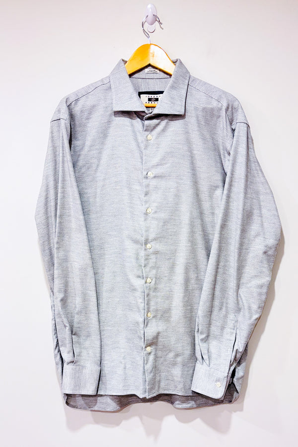 Chemise gris pâle en coton épais (xl) - Homme *-Joseph Abboud-La Penderie du Paradis 🕊