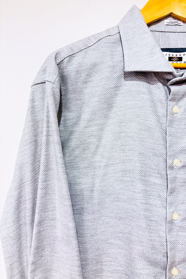 Chemise gris pâle en coton épais (xl) - Homme *-Joseph Abboud-La Penderie du Paradis 🕊