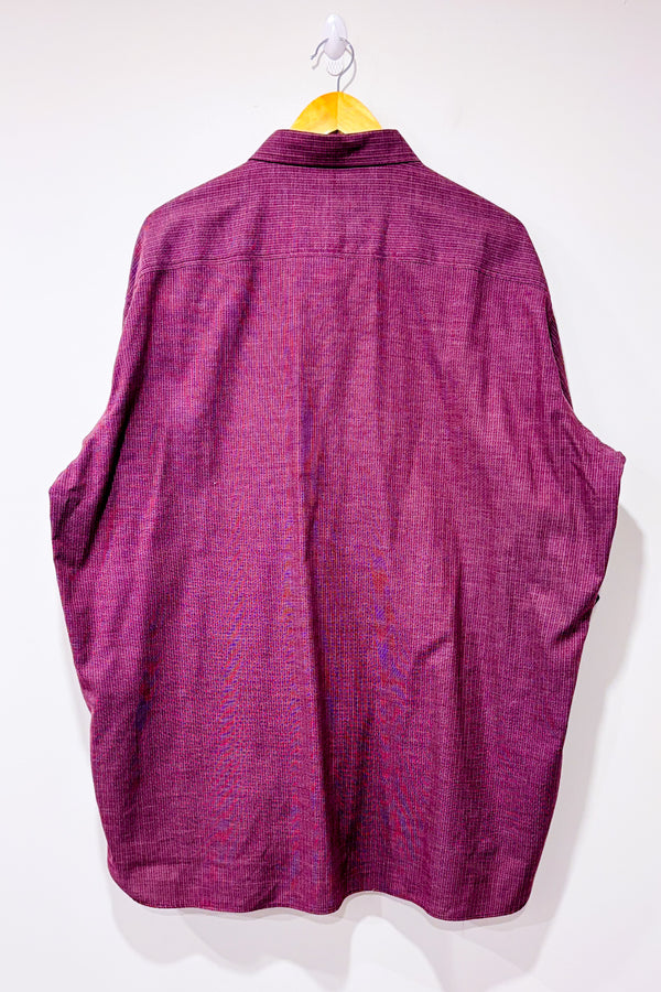 Chemise bourgogne à petites rayures (xxl) - Homme *-Joseph Abboud-La Penderie du Paradis 🕊