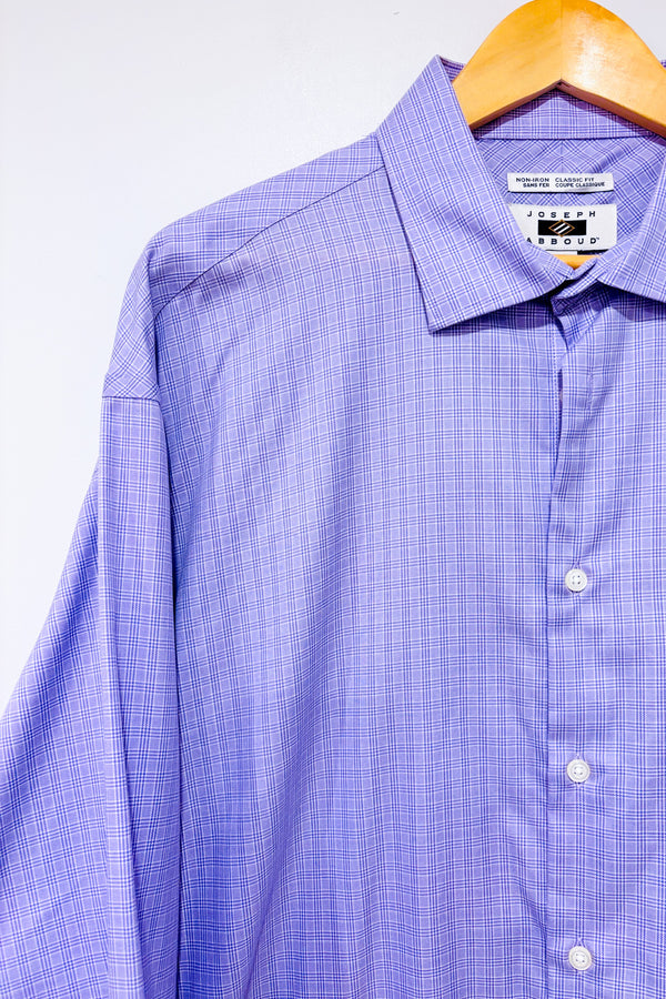 Chemise lavande à carreaux (xxl) - Homme *-Joseph Abboud-La Penderie du Paradis 🕊