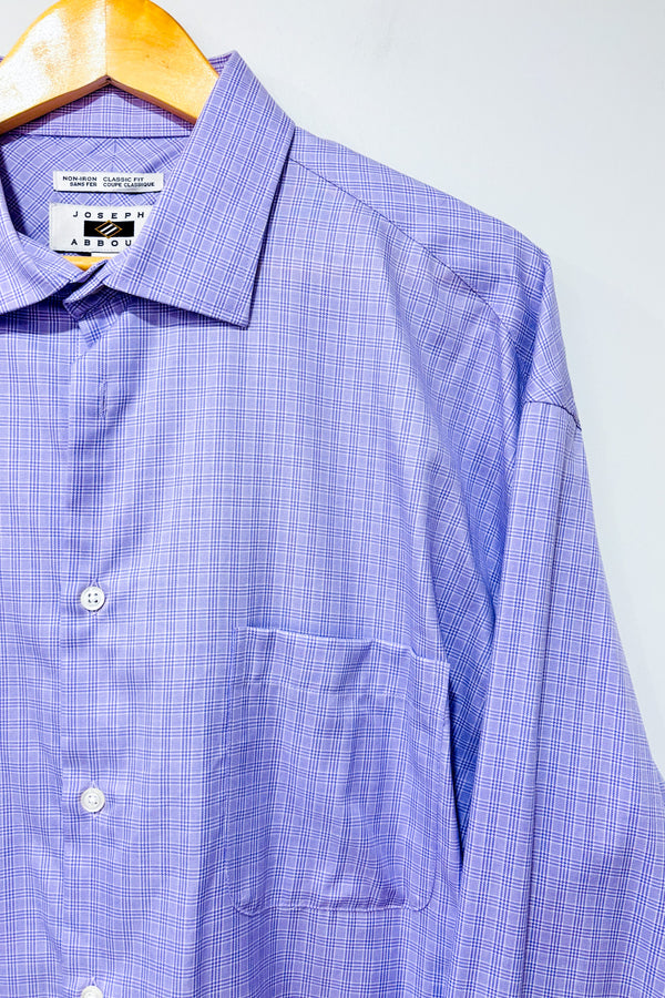 Chemise lavande à carreaux (xxl) - Homme *-Joseph Abboud-La Penderie du Paradis 🕊