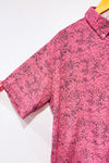 Chemise rouge à carreaux avec motifs noirs - Homme seconde main - Marco- La Penderie du Paradis