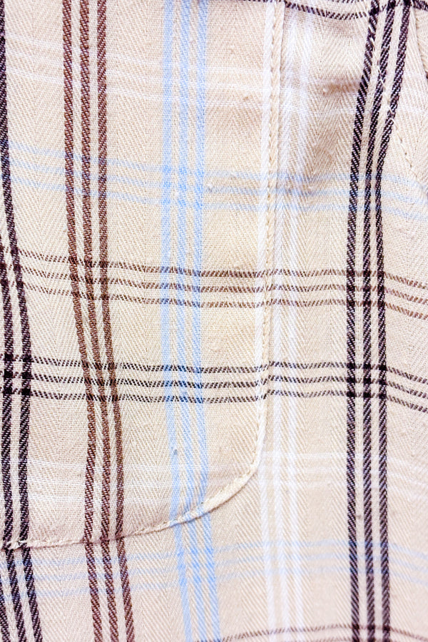 Chemise beige à carreaux - Homme seconde main - Arnold Palmer- La Penderie du Paradis