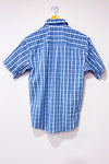 Chemise bleue à carreaux - Homme seconde main - Kirkland- La Penderie du Paradis
