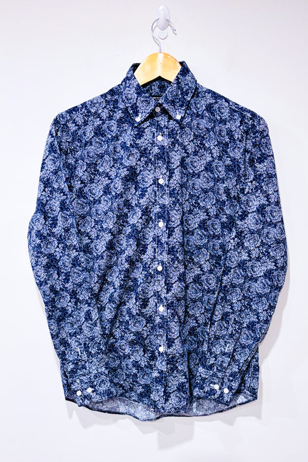 Chemise marine fleurie - Homme* seconde main - Kenneth Cole- La Penderie du Paradis