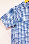 Chemise bleue et blanche à carreaux - Homme seconde main - Columbia- La Penderie du Paradis