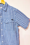 Chemise bleue et blanche à carreaux - Homme seconde main - Columbia- La Penderie du Paradis