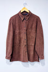 Chemise brune effet suède - Homme seconde main - Nygård- La Penderie du Paradis