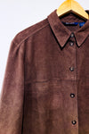 Chemise brune effet suède - Homme seconde main - Nygård- La Penderie du Paradis